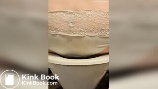 My teen girlfriend pooping her panties