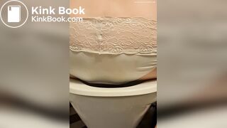My teen girlfriend pooping her panties