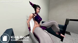 Chun Li and Juri Battle Shits