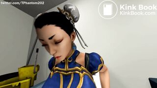 Chun Li and Juri Battle Shits