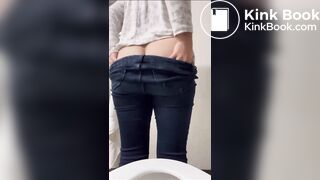 Toilet poop - video 125