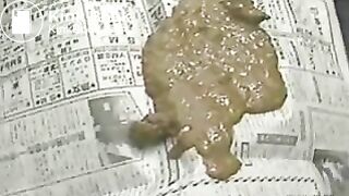 Diarrhea on newspaper (Old Clip)