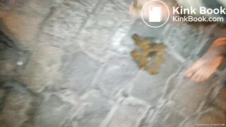 Steping on dog poop barefoot