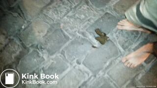 Steping on dog poop barefoot