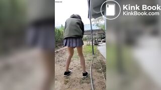 japanese girl anal milk