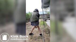 japanese girl anal milk