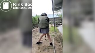 japanese girl anal milk