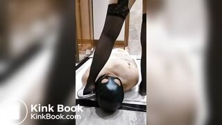 Charming s garter stockings force the whole process to