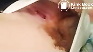 Gf finishing white panty poop