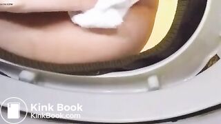 taking poop