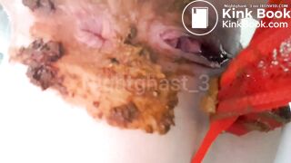 Huge sloppy thong shit