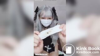 Cute cosplay Japanese huge shit