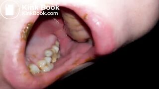 Real scat feeding amateur beauty slave girl