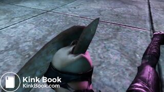 Harley humiliates Catwoman