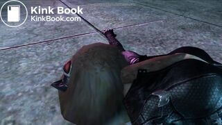 Harley humiliates Catwoman