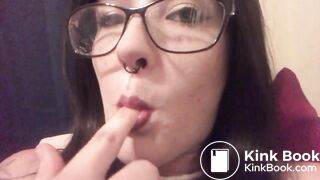 she likes a dildo with a taste of shit