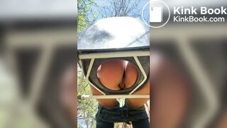 POV toilet for perfect mistress