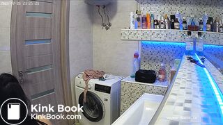 Woman pooping in Toilet 171