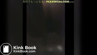Japanese girl poop on public toilet