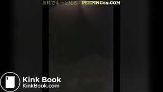 Japanese girl poop on public toilet