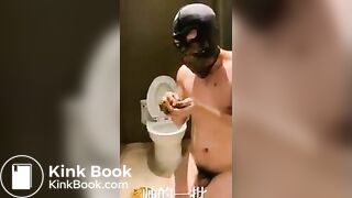 Chinese Femdom Feeds Slave Massive Poop