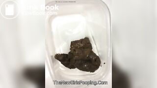 Solid healthy poop