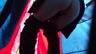 Tent toilet poop