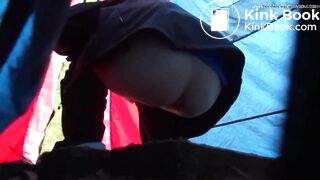 Tent toilet poop