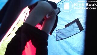 Tent toilet poop