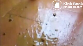 Young girl enema scat