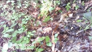 Fat poop in the woods