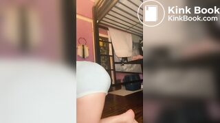 Cute girl scat - video 6