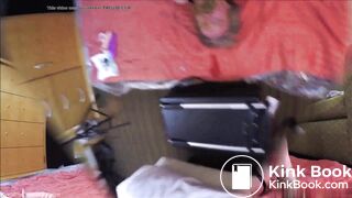 What a mess in a hotel room!.