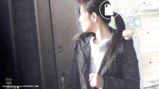 Japanese women shitting in men's toilet (5/6)