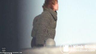 Japanese women shitting in men's toilet (5/6)