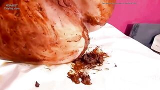 cute blondie having fun with her shit