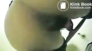 japanese woman fingering her pussy to help her poop 2