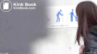 Japanese women shitting in men's toilet (1/6)