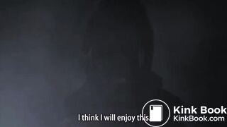 In the stage enema girl