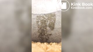 Girl has diarrhea in bed - video 2