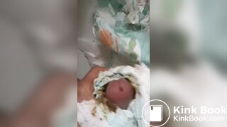 Playing with my dirty diaper foundings