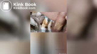 Playing with my dirty diaper foundings