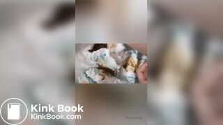 Playing with my dirty diaper foundings