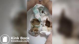 Playing with my dirty diaper foundings