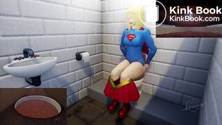 Supergirl's Explosive Laxative Diarrhea