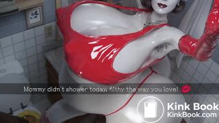 futa pregnant dimitrescu pissing and shitting (loop)