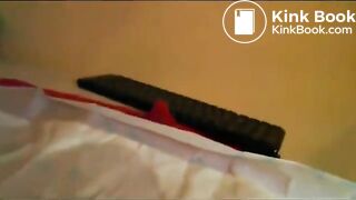 Hot latina eating her own poop