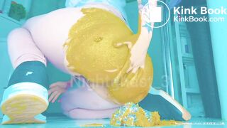 Pawg does some nasty shits