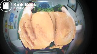 Pawg does some nasty shits