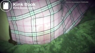 Girl has diarrhea in bed